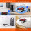 Portable CD Player with Bluetooth, Multi-Mode Music Player CD Player with Rechargeable Battery and Shock Protection, USB Interface LED Display 6