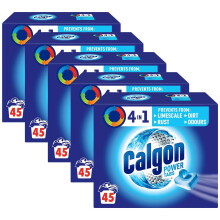 Calgon 4in1 Washing Machine Cleaner and Water Softener Tablets 45 Count Pac