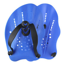 Ergonomic Swimming Fin Hand Fin Ergonomic Grip Performance Training Efficiency Swim Speed Enhancers Blue Size S