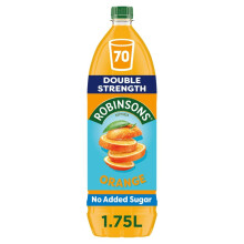 Robinsons Fruit Squash Low Calorie Double Strength Orange 175 Litre