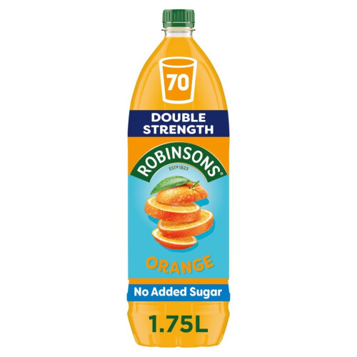 Robinsons Fruit Squash  Low Calorie  Double Strength  Orange 175 Litre