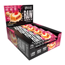 Warrior Raw Protein Bars – 12 x 75g High Protein Snack – High Fibre Low Sug