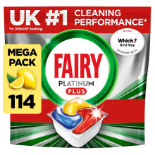 Fairy Platinum Complete Dishwasher Tablets 114ct Dishwasher Tablets Bulk
