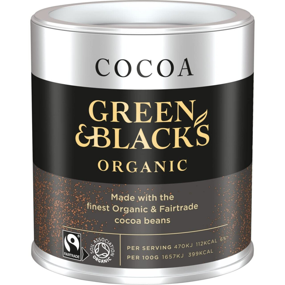 Green & Black's Green Blacks Organic Cocoa Powder Made With Fairtrade Cocoa Beans Perfect