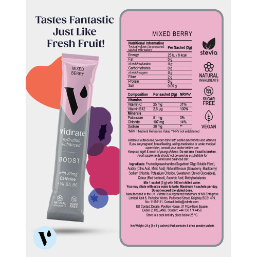 Electrolytes Powder  Hydration Sachets Packed with Vitamins  Zero Sugar Reh 1
