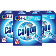 Calgon 4in1 Water Softener Tablets XL 3x75 Pack Removes Odours Limescale Re