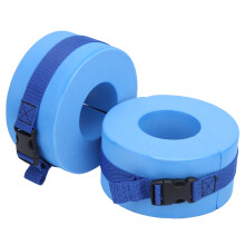 2 Stück EVA Wasser-Aerobic-Schwimmmanschetten mit Schnellverschluss, Durchmesser 160mm