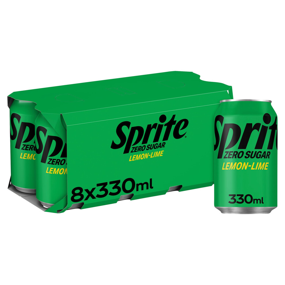 Sprite Can Zero 330 Ml (Pack Of 8)
