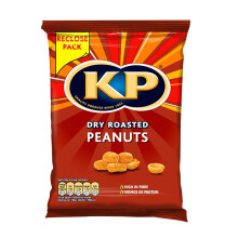 KP Nuts Share Bag of Dry Roasted Flavoured Peanuts, 250g, packaging may vary