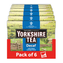 Yorkshire Tea Decaf 6 Boxes of 160 Tea Bags Total 960 Tea Bags
