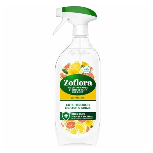 Zoflora Zoflora Lemon Zing Multipurpose Disinfectant Trigger Spray 1 x 800ml Antiba