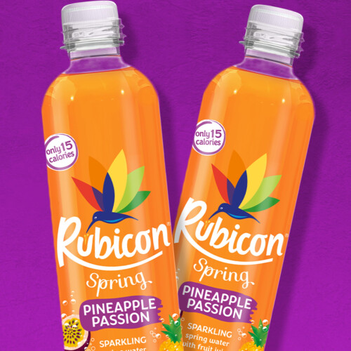 Rubicon Rubicon Spring 12 Pack Pineapple Passion Sparkling Spring Water with Real F 2