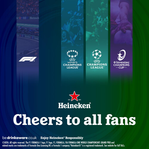 Heineken Heineken Lager Beer Cans, 15x 440ml 1