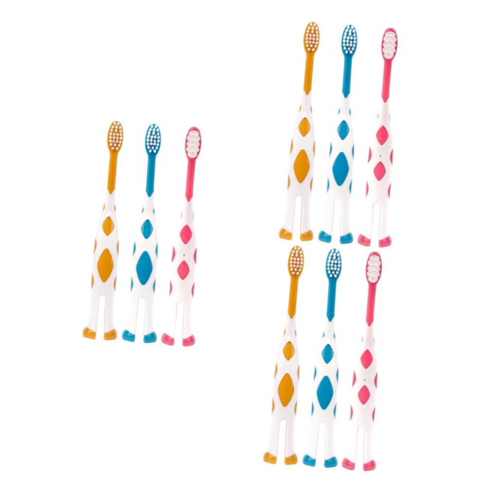Kids Toothbrush Pack with Soft Bristles and Ergonomic Grip for Toddlers Age 25, 18pcs Bulk