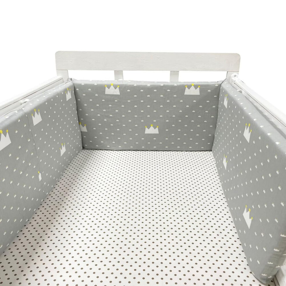 Bed Rail for Toddlers with Soft Breathable Cushion, Universal Bedside Guard Protector 180x30CM