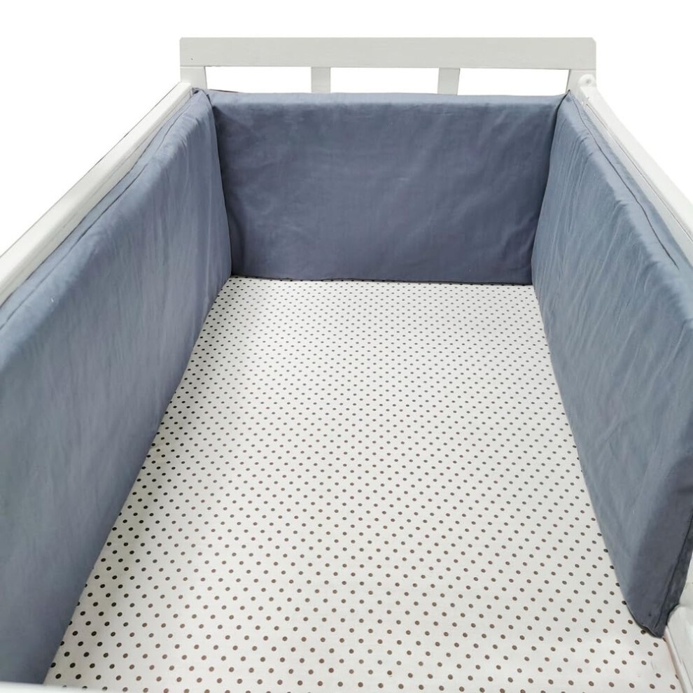 Bed Rail Guard with Breathable Cotton Cushion for Toddlers, Full Surround Protection, 300x30cm