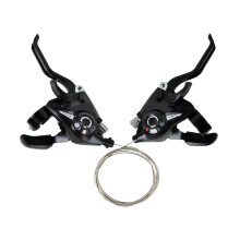 2Pcs STEF51 ShifterBrake Lever 3 x 782124 Speed Set Efficient and Reliable Gear Cable, Type 517