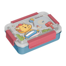 Stainless Steel Cartoon Lunch Box for Kids, Airtight Leak Proof Food Storage for School or Work