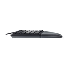 Tastatur - CHERRY - KC 4500 ERGO - USB - QWERTZ - Schwarz - Handballenauflage