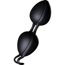 Bolas de Geisha - Joyballs - Secreto Negro/Negro - 100% impermeables - Silicona hipoalergénica - 3,7 cm