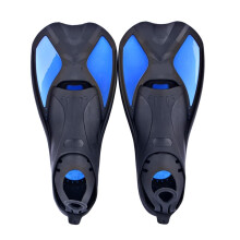 Flipper Swimming Fins for Adults Size M Blue Submersible Foot Fins for Snorkeling and Diving