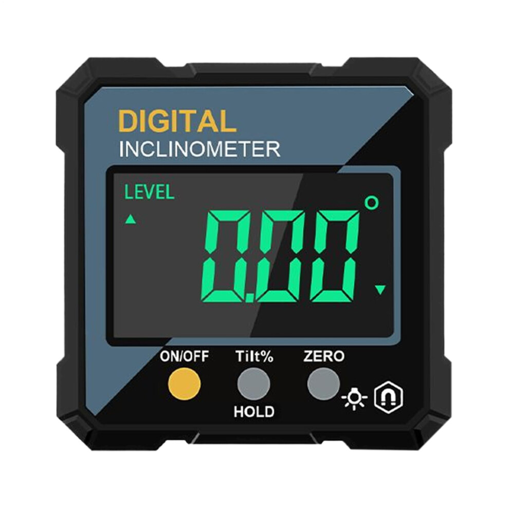 Digital Inclinometer With Magnetic Base, Digital Angle Finder For Woodworking, Welding, Construction, And Machining 9094768639009