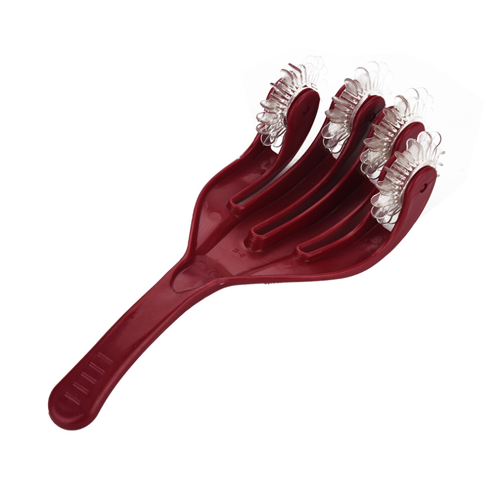 Handheld Design, Beech Wood Handle, Promotes Blood Circulation And Regulates Body Organ Function, Alleviates Fatigue, Improves Memory, Delays Aging,