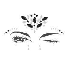 Body Face Jewels Stick Well Rhinestones For Makeup Eyes Face Self Adhesive Easy To Apply Sparkling Stones Festival Look Glue Free Peel Off Facial Dec