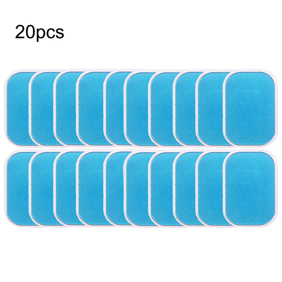 Hydrogel Pads, Adhesive & Conductive Replacement For Abs Stimulator, 20PCS, Versatile For Muscle Trainer And Abdominal Belt