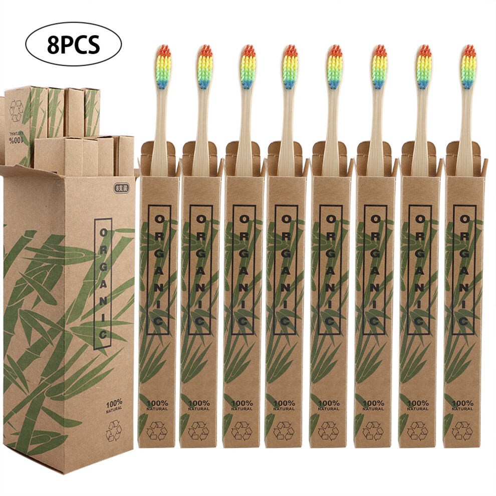 Sustainable Compostable Bamboo Toothbrushes With Soft Bristles And Lightweight Design, Eco Friendly Ergonomic Oral Care Brush Ideal For Travel And