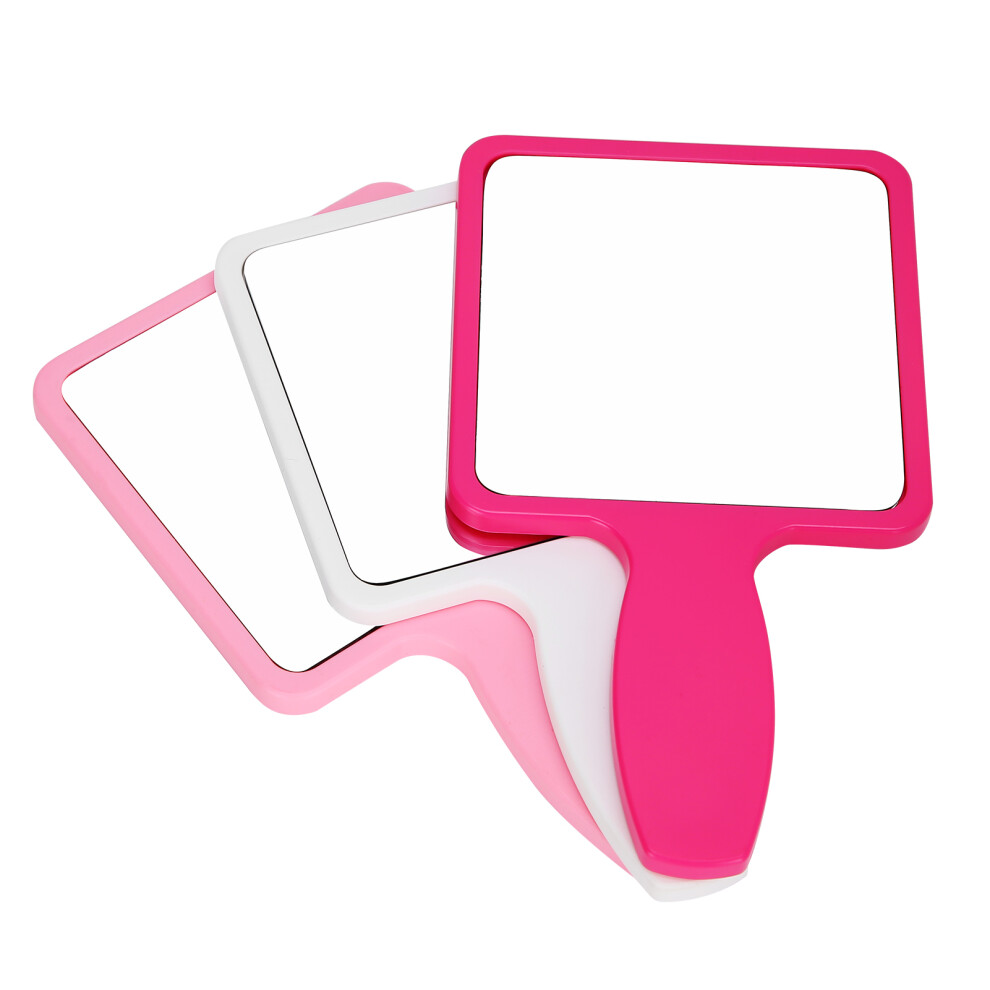 Travel Makeup Mirror With Ergonomic Handle Design, High Definition Surface Handheld Magnifying Mirror For Cosmetics And Salon Use