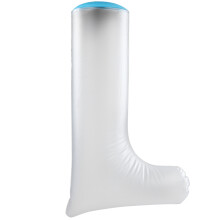 Reusable Cast Protector for Adult Legs, Waterproof Diving Material PVC Cover, Non Slip Foot to Leg 66cm for Short Legs and Broken Leg Injuries