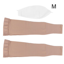 Manicotto compressivo per il braccio per alleviare il linfedema, compressione graduata per ridurre il gonfiore, supporto elastico per il braccio,