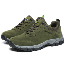 Outdoor Sports Shoes for Men, Non-Slip Running Shoes with Arch Support Breathable Hiking Footwear Lightweight Trekking Sneakers, Waterproof Durable