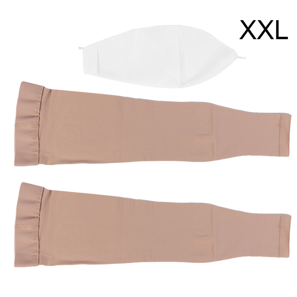 Anti Slip Arm Compression Sleeve For Lymphedema Relief, Graduated Swelling Reduction With Breathable Clima Comfort Fabric And Freedom Of Movement