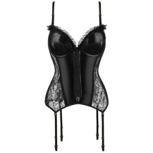 Breathable Lingerie Bodysuit For Women, Satin Babydoll Teddy With Thong, Snap Crotch Sheer Mesh Design, Wet Leather Inspired Adjustable Back String