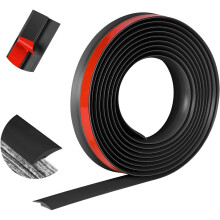 Floor Transition Strip for Carpet to Tile, Self Adhesive Floor Transition Strip Durable PVC Threshold Trim with Peel and Stick Easy Installation,