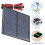 DIY Solar System Kit Component, High Conversion Efficiency Solar Panel with Superior Weak Light Performance, Polysilicon Solar Cell Module for 4