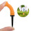 Flexible Plastic Golf Tee, 83mm, Orange, Low Resistance Driver 7