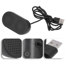 USB-Powered Small Computer Speaker Durable ABS Stereo Sound