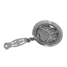 Cocktail Strainer 304 Stainless Steel with Fine Mesh Filtration for Bartending and Home Bar Black