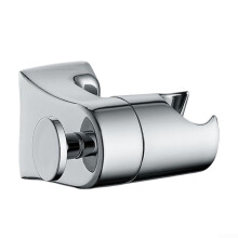 Shower Head Bracket 360 Degree Adjustable Zinc Alloy Wall Mount For Handheld Showers 12Inch Thread Compatible Silver