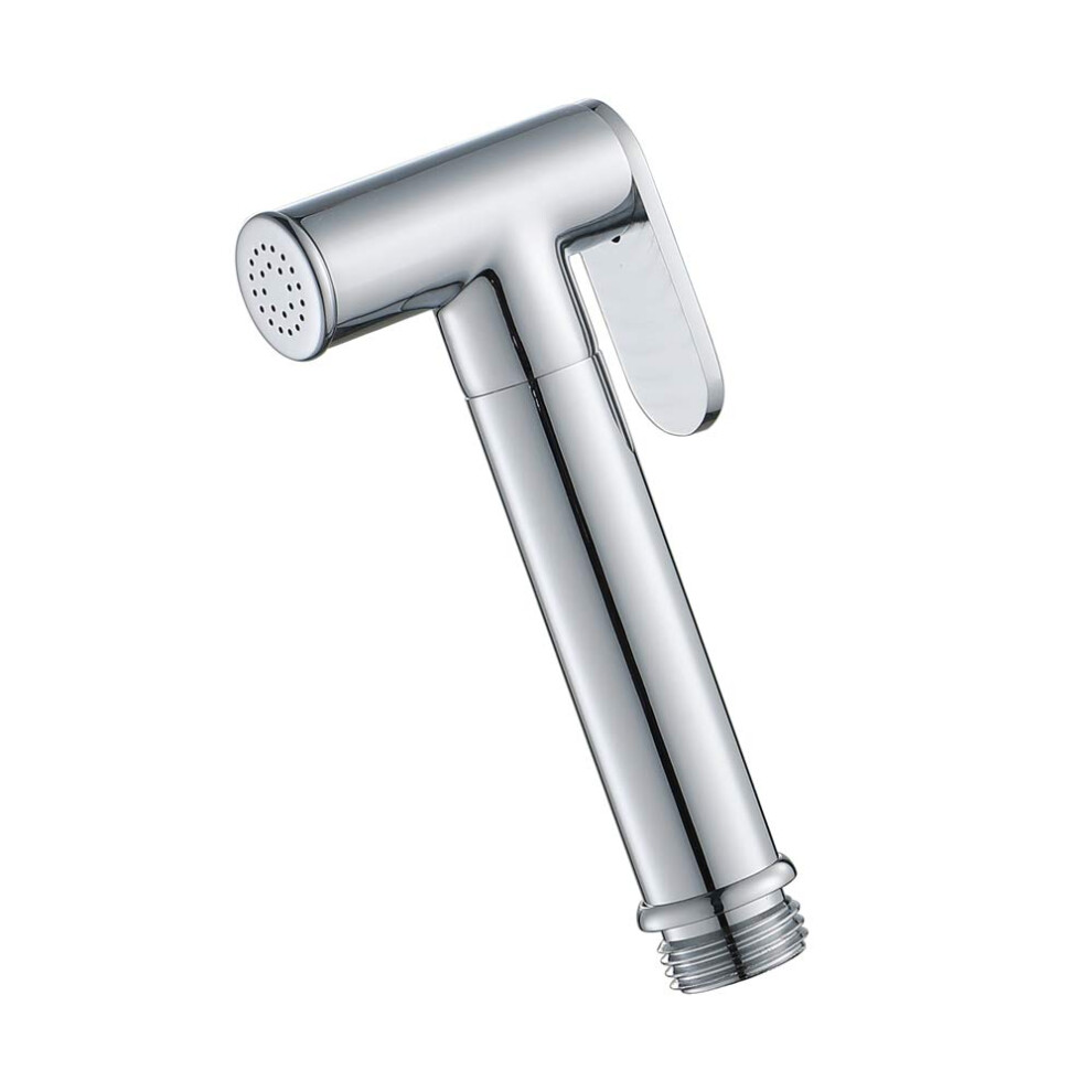 Portable Toilet Sprayer Head - Brass Round Handheld Sprayer For Bathroom Cloth Diapers And Toilet Cleaning, Gold Finish 9094768639733
