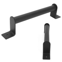 Durable Carbon Steel Barn Door Pull Handle for Home Garage Shed 10.5 inch