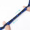 Stretching Strap 8 Loop Elastic For Yoga Exercise Physical Therapy Blue Home Use 2