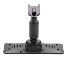Car Rearview Mirror Mount with Aluminum ABS Back Plate for Dash Cam and Universal DVR Support