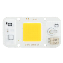 Chip LED de alta potência sem necessidade de driver, substrato de alumínio metálico. Fonte de luz de 50 W com eficiência energética para