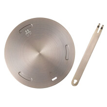 Stainless Steel Heat Diffuser Plate for Gas Stove and Induction Cooktop with Long Handle