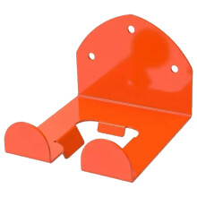 WallMounted Garden Tool Organizer 15 Cm Trimmer Rack 800 Lbs Capacity AntiRust Steel Orange Mounting Hardware Included