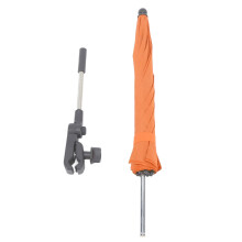 Universeller 14-Zoll-Orangen-Kinderwagen-Regenschirm mit starker Windresistenz